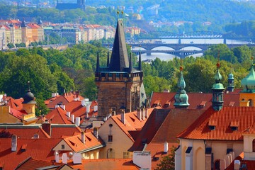 Mala Strana Prague city view