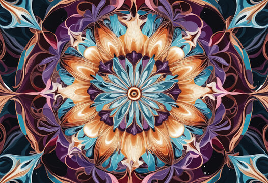 Abstract three-dimensional vector render of colorful watercolor painting with generative AI, isolated on a white background, with copy space for a design layout