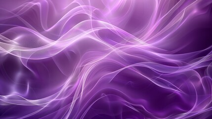 Obraz premium Abstract purple background with a smooth gradient, soft lines and curves, simple and elegant style, high resolution. Generative AI.