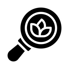 organic search glyph icon