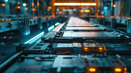 Manufacturing Process of Electric Car Battery Cells
