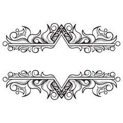 tattoo and t shirt design black and white hand drawn engraving ornament vector art