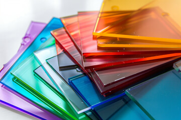 A towering stack of books sits atop a worn wooden table, each volume telling its own story through its weathered spine and well-loved pages.