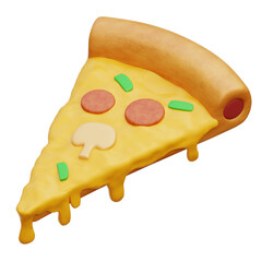 Pizza 3d Illustration