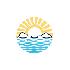 Fototapeta premium sun and sea