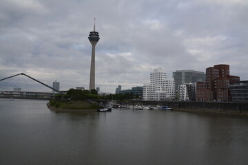 Obraz premium Düsseldorf Medienhafen