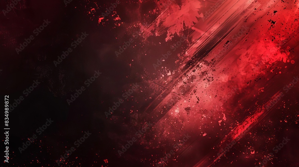 Aufkleber abstract black red spot light texture with color gradient rough shine bright glow template empty spa