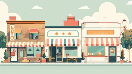 Create a visual guide to building a digital presence for small businesses. Include steps like creating a website, utilizing social media, and optimizing for search engines.