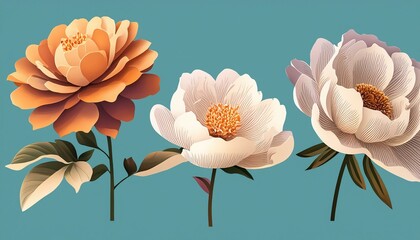 pink and white flowers