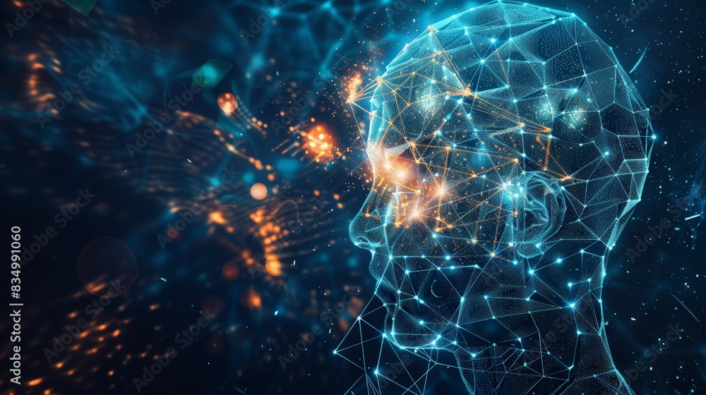 Poster create a visual guide to natural language processing (nlp). explain how ai understands and generates