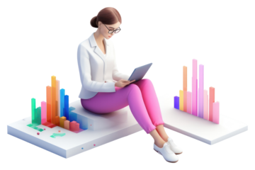 PNG Sitting adult woman white background. 