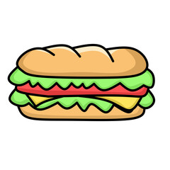 sandwich with cheese