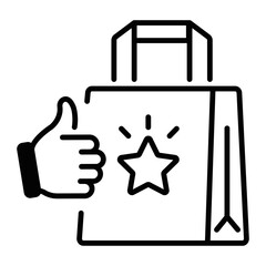 Check this line icon of product feedback 