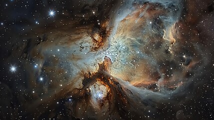 A beautiful image of the Omega Nebula.