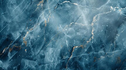 elegant vintage blue marbled texture banner with abstract metallic grunge elements luxury web header background