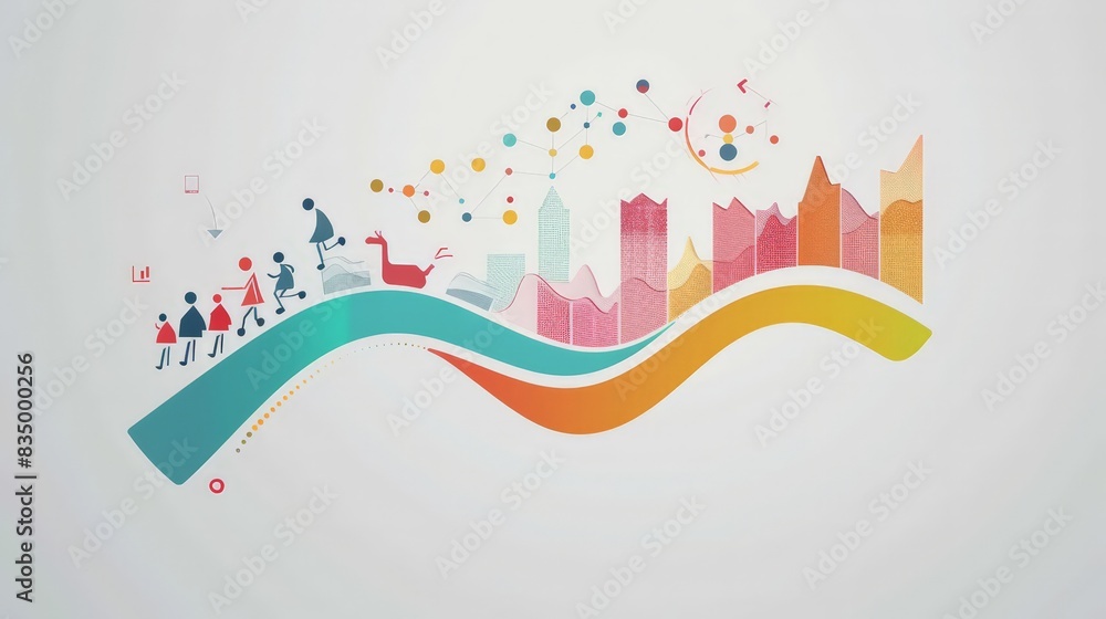 Poster design a visual representation of the innovation diffusion curve. explain how new ideas spread throu