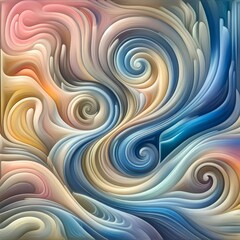 Красивая спираль разных эмоций. High quality 