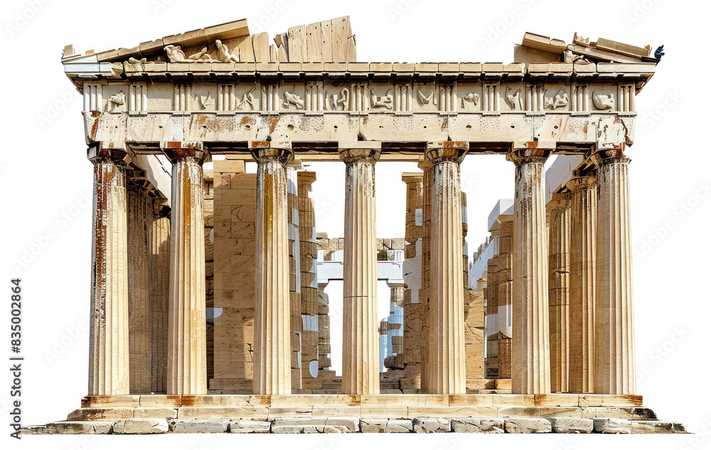 Poster png pathenon architecture building column.