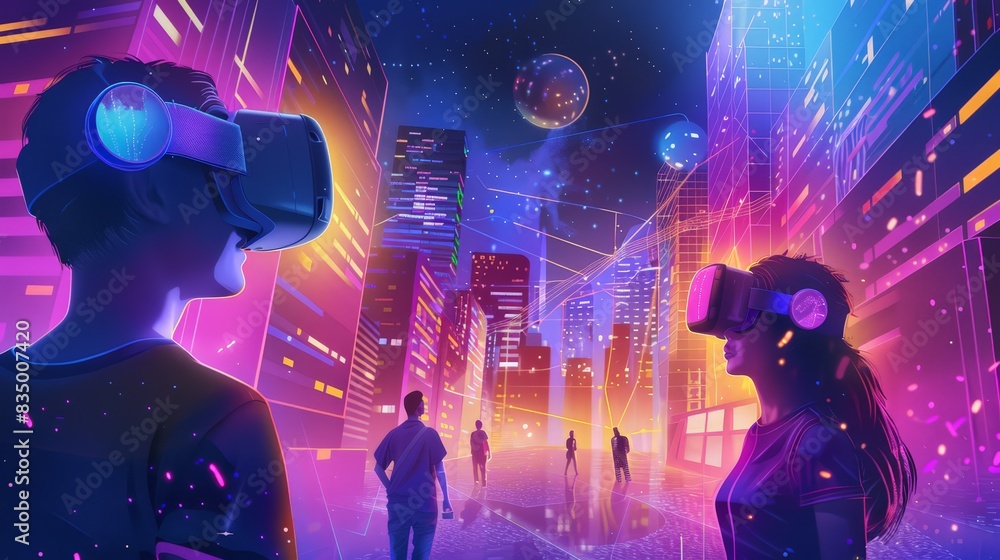 Poster develop a visual guide to the ethical considerations of the metaverse. discuss issues like digital r