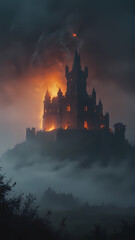 Fototapeta premium castle at night