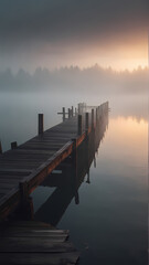 pier at sunset