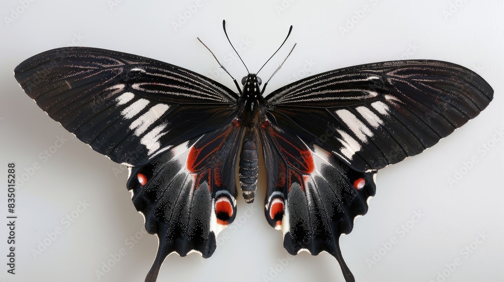 Poster The widespread common Mormon butterfly exhibits mimicry in its appearance and is commonly found throughout Asia