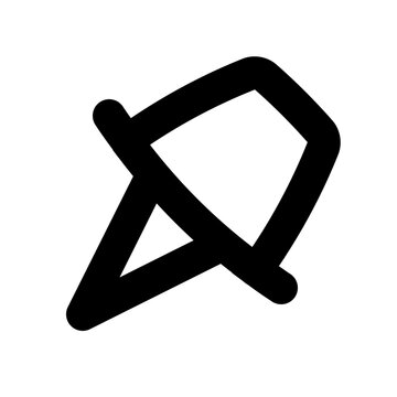 recommend clip art: Pin Outline Icon