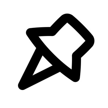 recommend clip art: Pin Outline Icon