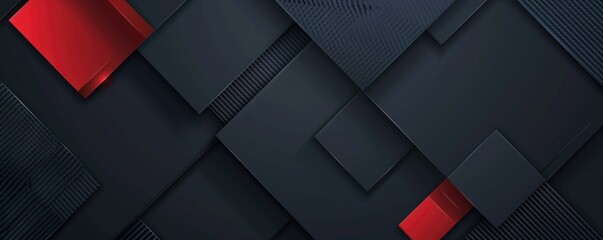 Black background with dark gray and red gradient.