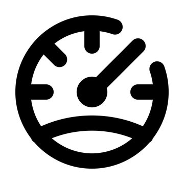 recommend clip art: Speedometer Outline Icon