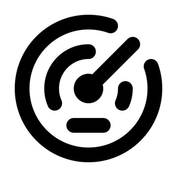 recommend clip art: Speedometer Outline Icon