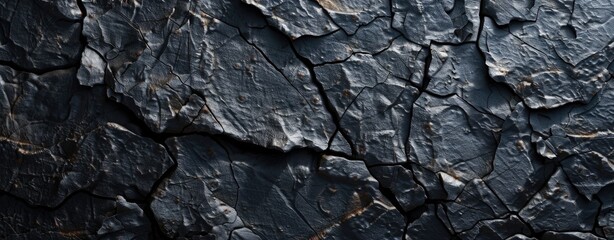 Black stone texture background.