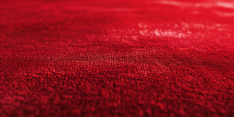 close up red carpet surface