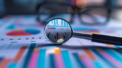 Business Audit and Financial Management Analysis with Data Charts and Investment Strategies.