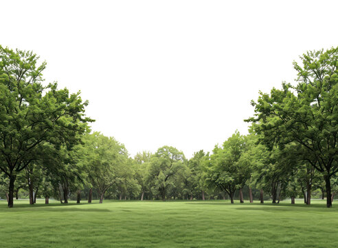PNG Park border nature plant tree.