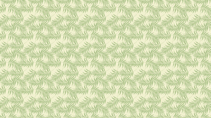seamless botanical light spring green palm leaves pattern background