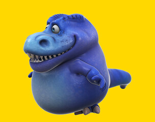 Fun 3D cartoon trex talking © Julien Tromeur