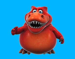 Fun 3D cartoon trex talking © Julien Tromeur
