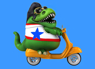 Fun 3D cartoon dinosaur © Julien Tromeur