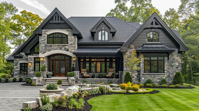 Modern Cozy Living Room with Finished Landscaping Remodel Showcasing Contemporary Design and Comfortable Ambiance, Perfectly Blending Indoor and Outdoor Spaces