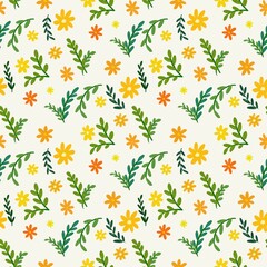 Obraz premium seamless floral pattern