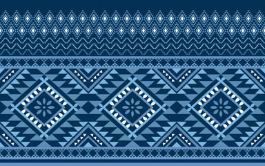 Navajo aztec southwest geometric seamless pattern fabric colorful design for textile printing