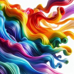Obraz premium A captivating vortex of colors, symbolizing the intersectionality of LGBTQ+ experiences and the fight for equality and justice.