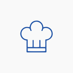 chef cap hat cook icon