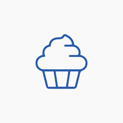 cup cake sweet dessert icon