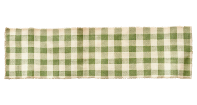 PNG Gingham pattern adhesive strip green white background tablecloth.