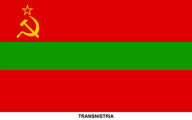 Flag of TRANSNISTRIA, TRANSNISTRIA national flag