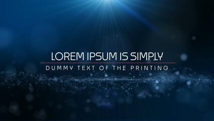 Animated Title with Minimal Line Entry