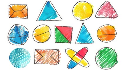 Shapes Drawing for Kids A Simple and Adorable Drawing Guide with Step by Step Instructions