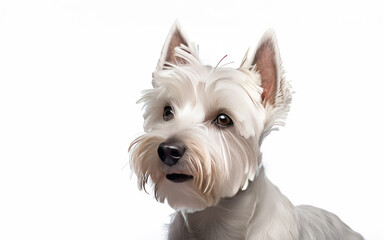 Portrait from West Highland Terrier